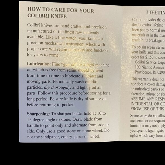 COLIBRI -- Swiss Quartz Pocket Watch/PenKnife, NOT WORKING, Wood Box, Never Used - Picture 13 of 16